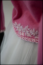Vintage 1950s Pink Beaded Cardigan