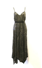 Vintage 1920s Style Black Sequin Flapper Dress