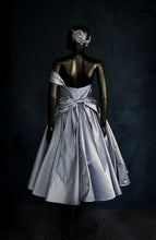 Brier Rose - Blue Silk Duchess Satin Dress