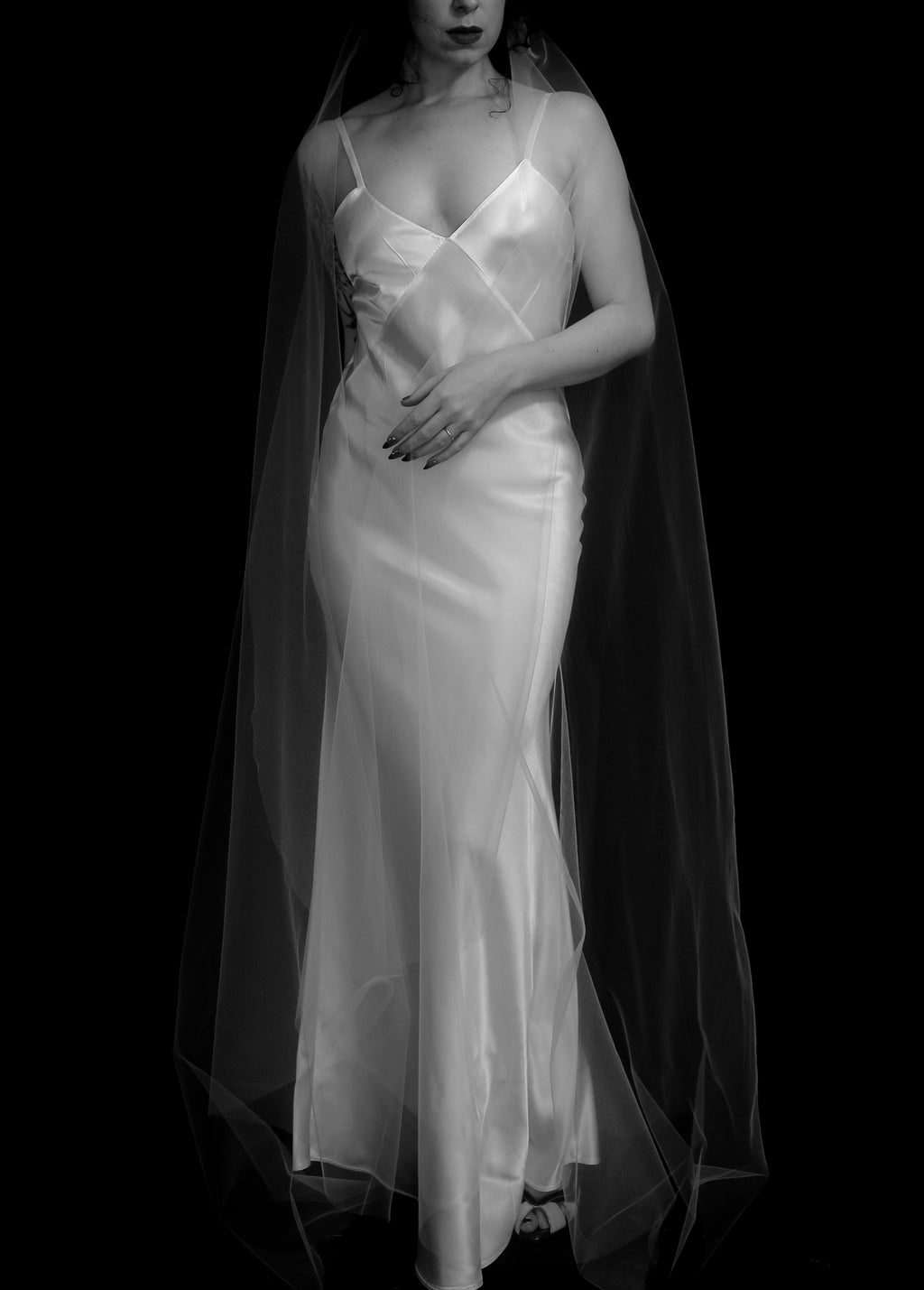 Harlow - Bespoke Full Length Silk Bias Cut Slip Dress