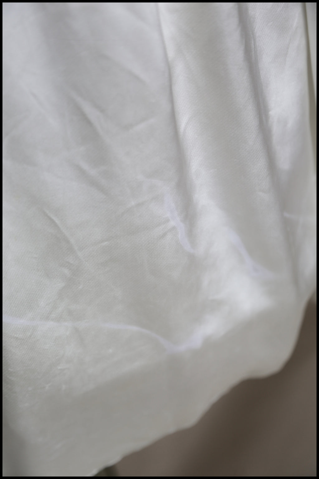 Vintage 1950s Satin Wedding Dress