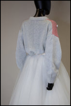 Vintage 1980s Pastel Dot Mohair Sweater