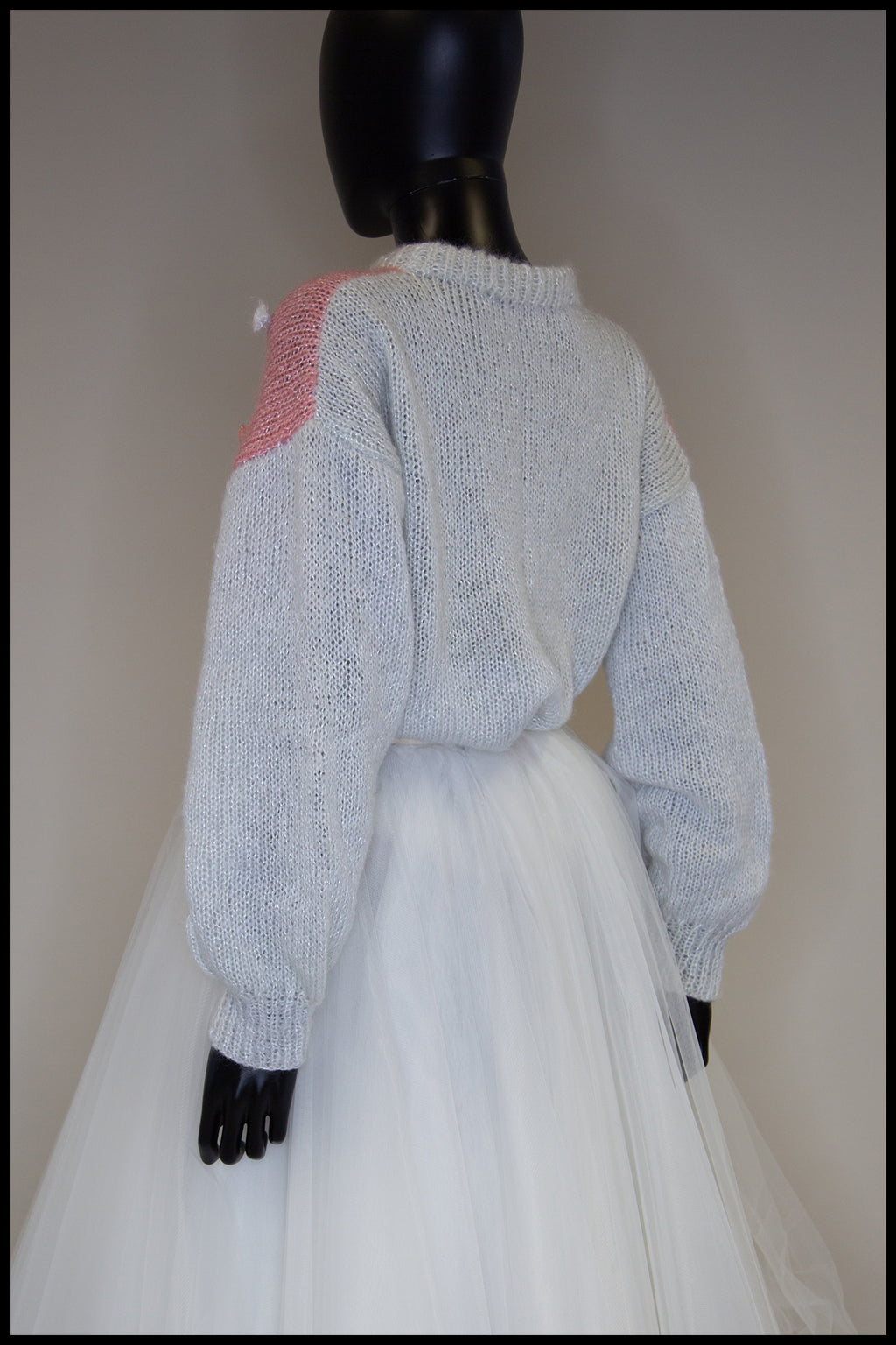 Vintage 1980s Pastel Dot Mohair Sweater