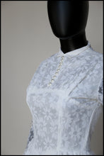 Vintage 1950s Ivory Lace Wedding Dress