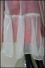 Vintage 1950s Dusky Pink Beaded Cocktail Dress