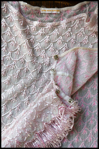 Vintage 1920s Pink Beaded Top