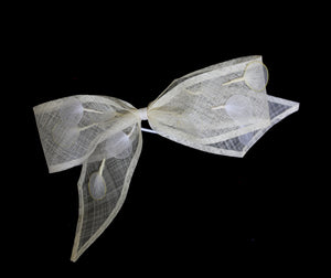 Hat - Large Sinamay Bow Fascinator
