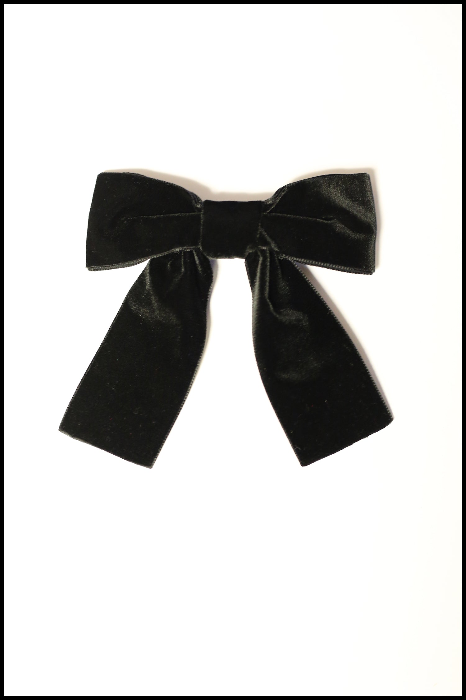 Black Hair Bow