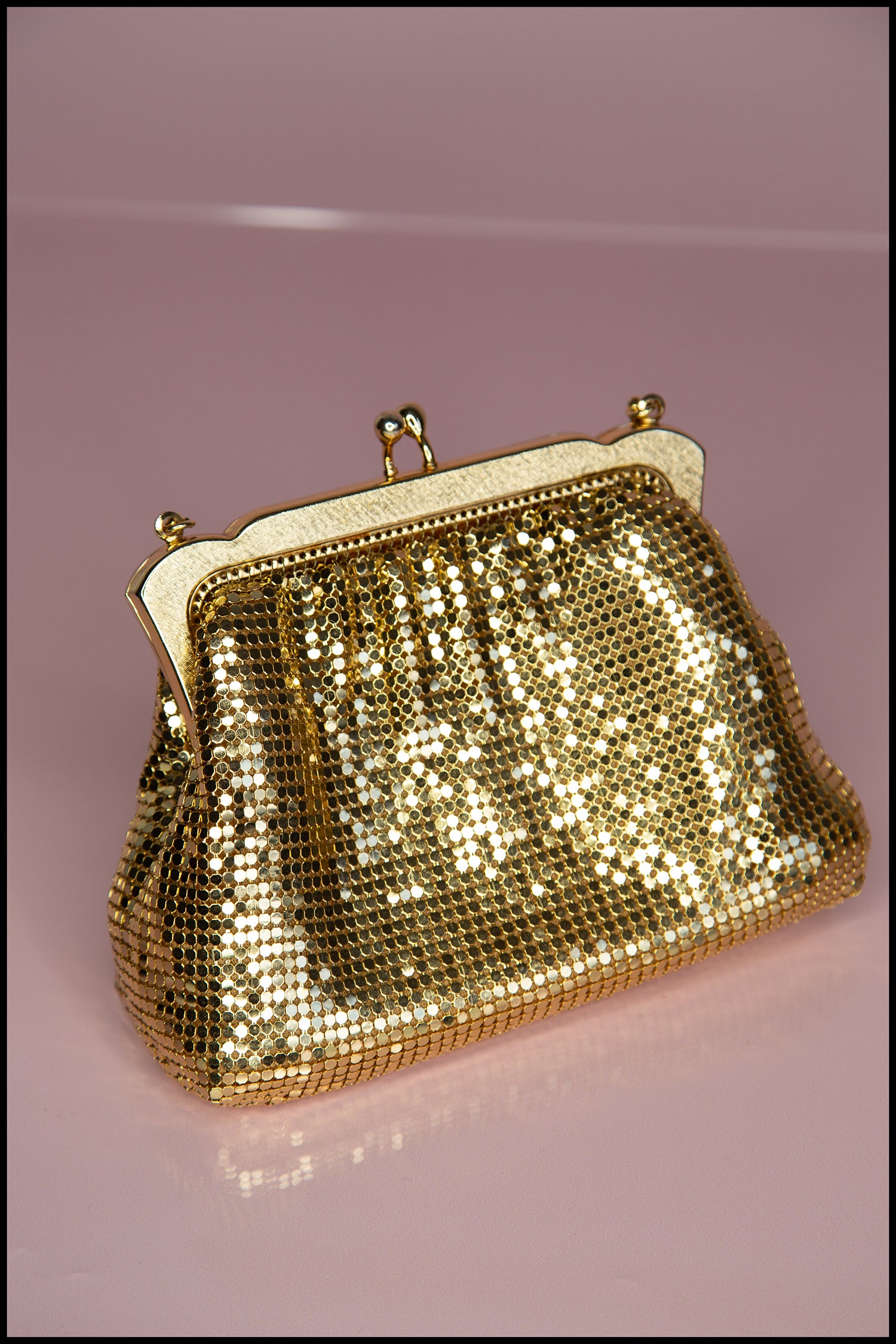 Vintage 1970s Gold Mesh Disco Bag – ALEXANDRAKING