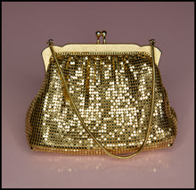 Vintage 1970s Gold Mesh Disco Bag