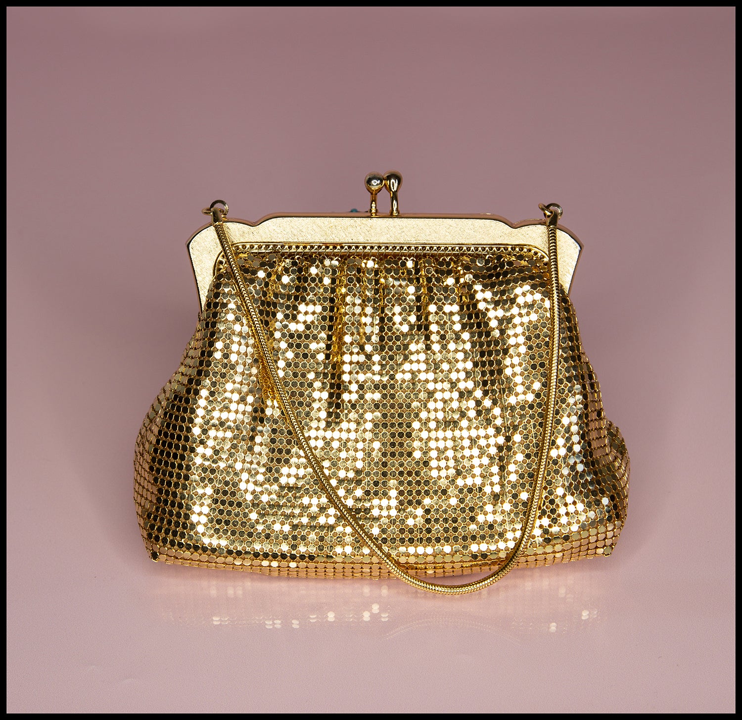 Vintage 1970s Gold Mesh Disco Bag – ALEXANDRAKING