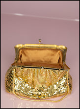 Vintage 1970s Gold Mesh Disco Bag