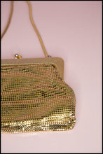 Vintage 1970s Gold Mesh Disco Purse