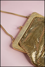 Vintage 1970s Gold Mesh Disco Purse