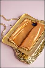 Vintage 1970s Gold Mesh Disco Purse