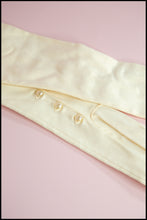 Vintage 1940s Cream Satin Long Gloves