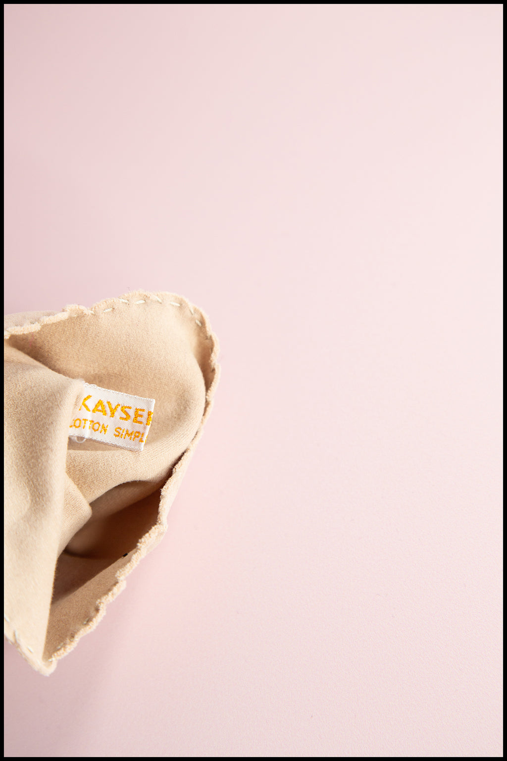 Vintage 1950s Dusky Pink Cotton Gloves