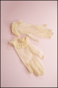 Vintage 1950s Sheer Nylon Gloves