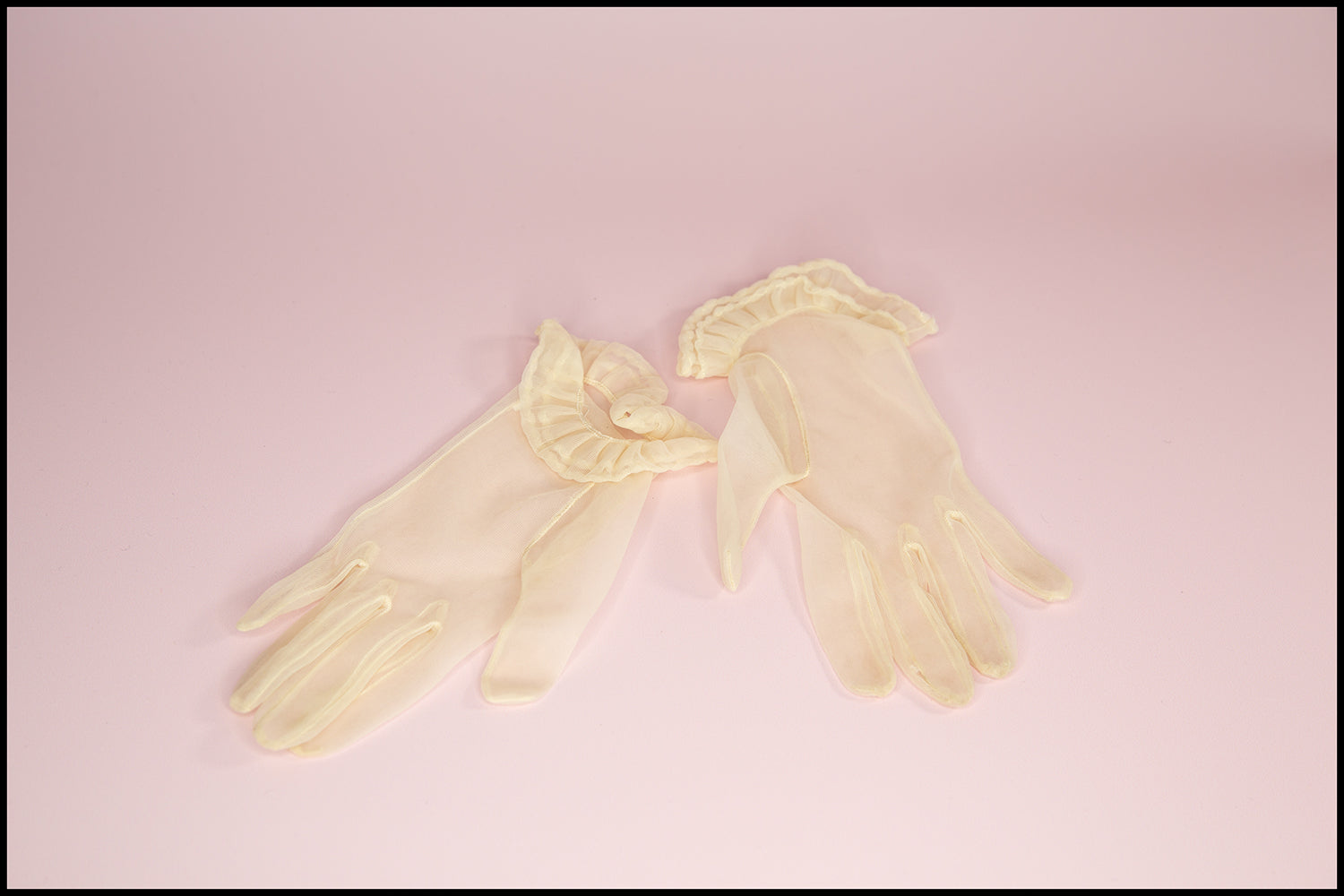 Vintage 1950s Sheer Nylon Gloves