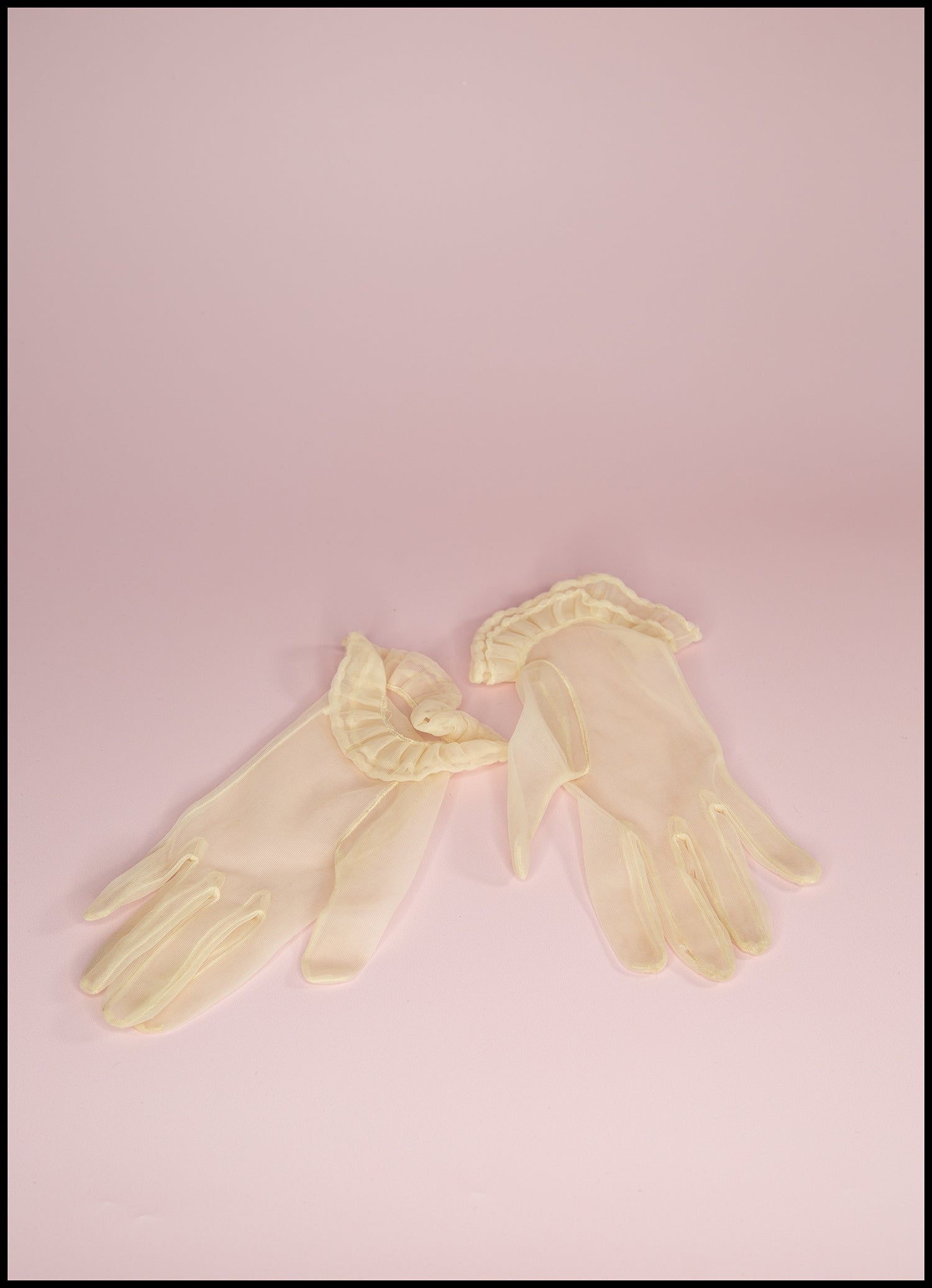 Vintage 1950s Sheer Nylon Gloves