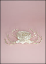 Vintage 1950s White Satin Rose Head Piece