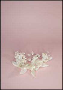 Vintage 1950s Large Flower Head Piece