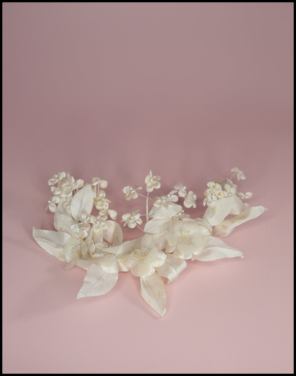 Vintage 1950s Large Flower Head Piece