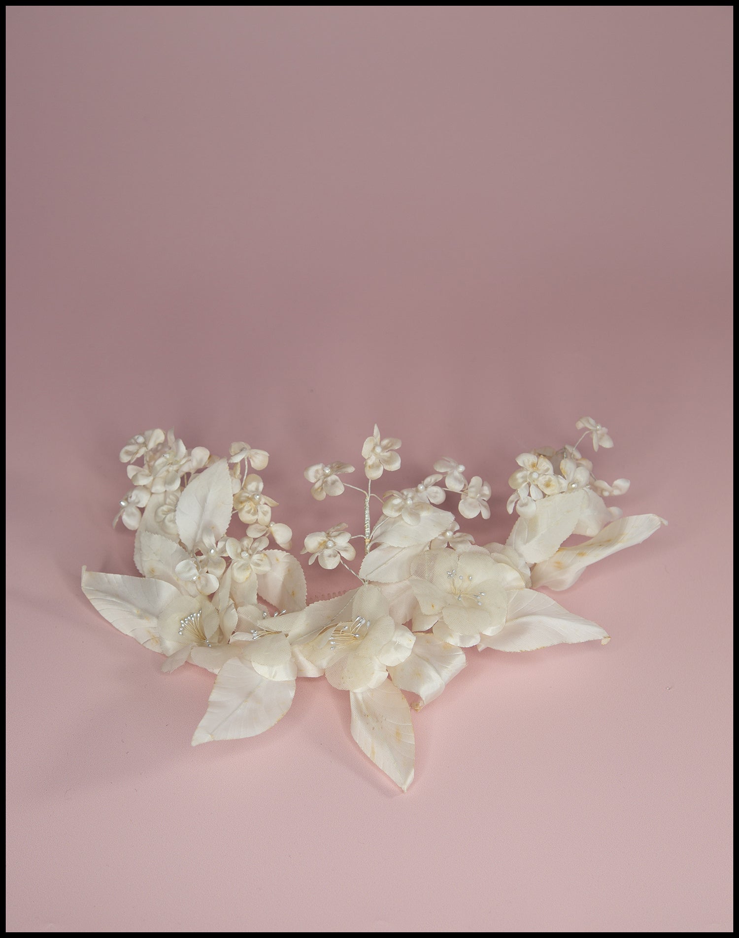 Vintage 1950s Large Flower Head Piece