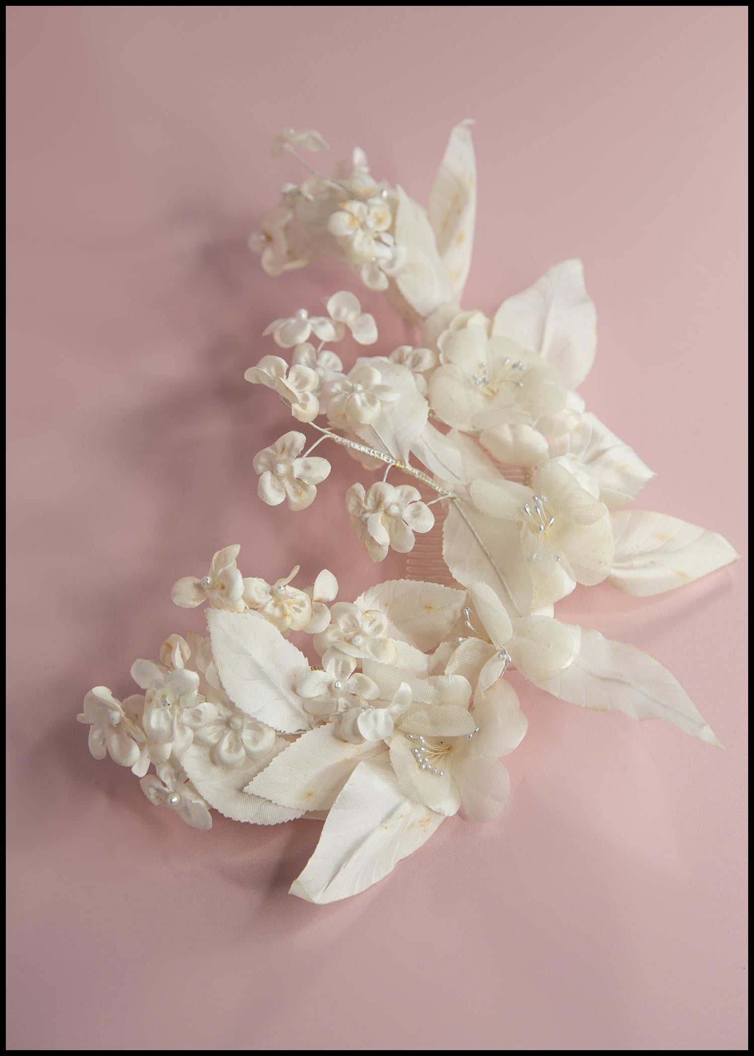 Vintage 1950s Large Flower Head Piece