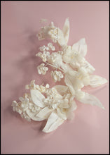 Vintage 1950s Large Flower Head Piece