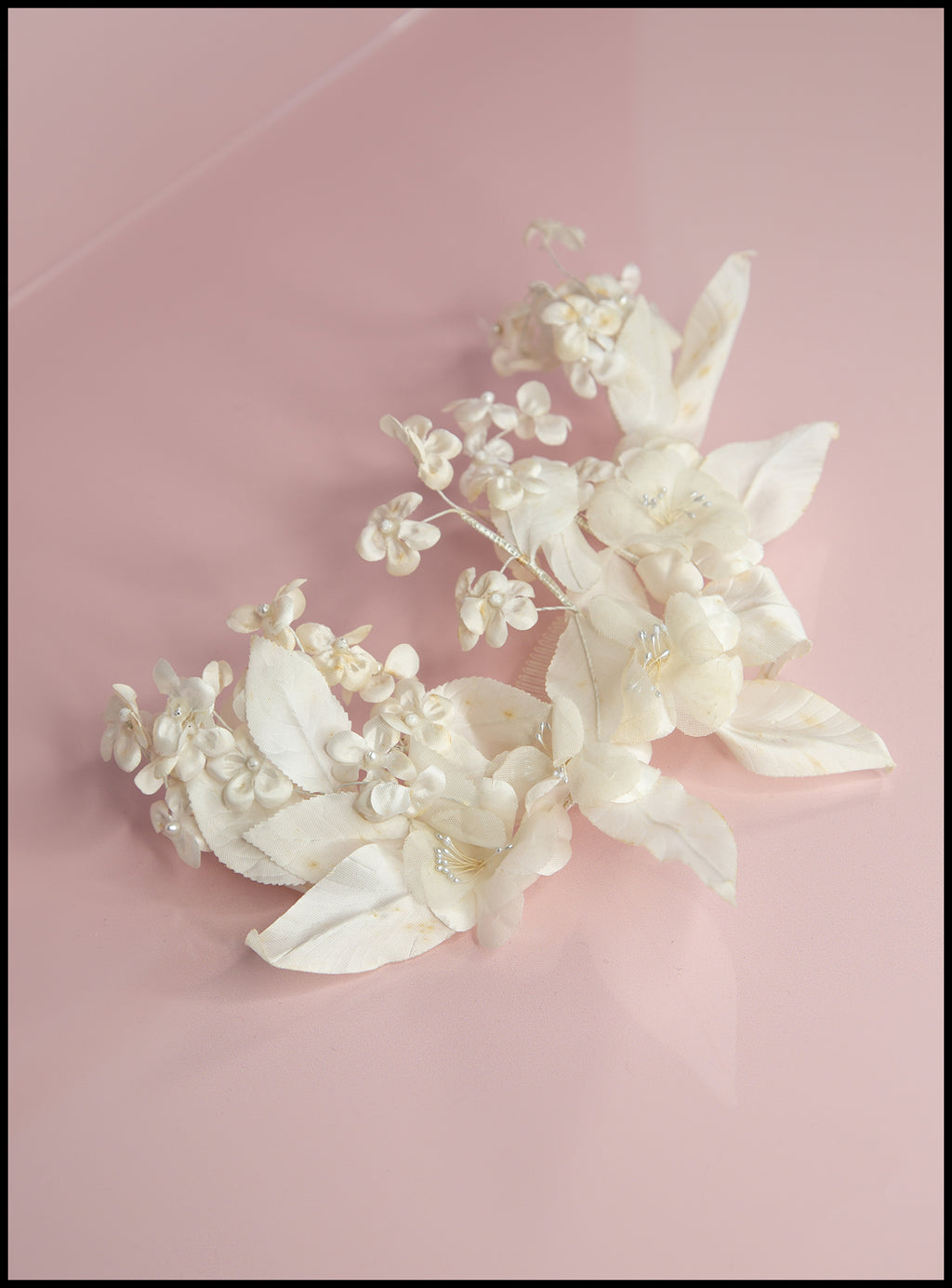 Vintage 1950s Large Flower Head Piece
