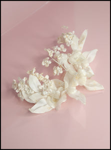 Vintage 1950s Large Flower Head Piece