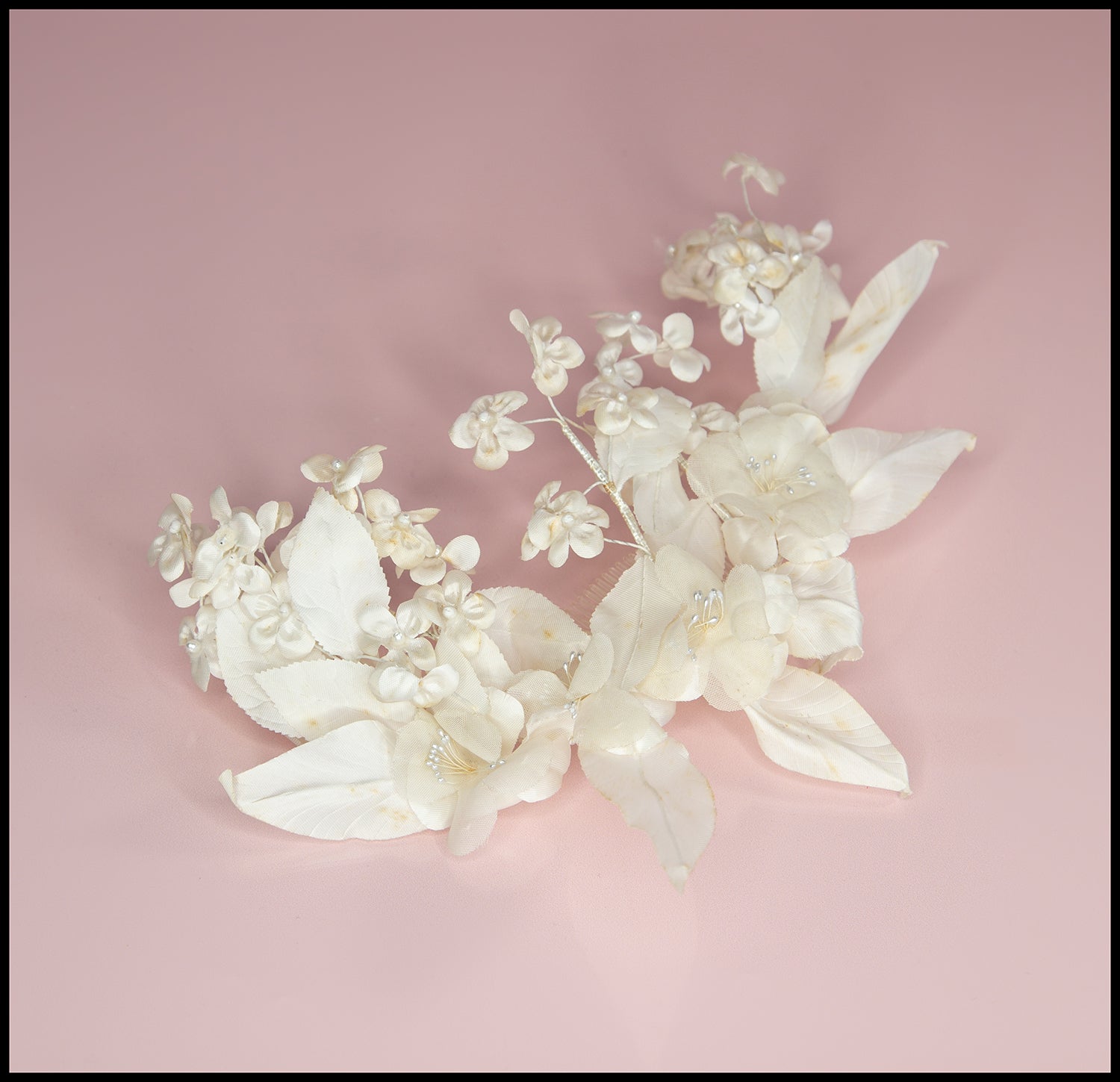 Vintage 1950s Large Flower Head Piece