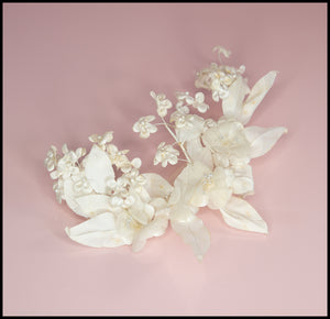 Vintage 1950s Large Flower Head Piece