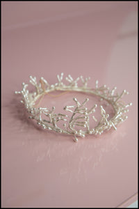 Vintage 1940s Pearl Wax Crown