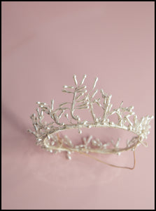Vintage 1940s Pearl Wax Crown