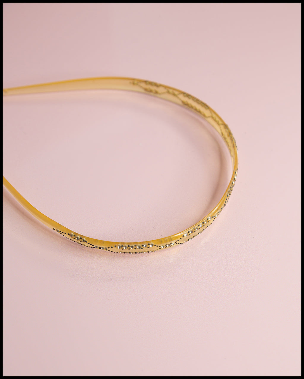 Vintage 1920s Celluloid Rhinestone Hair Band