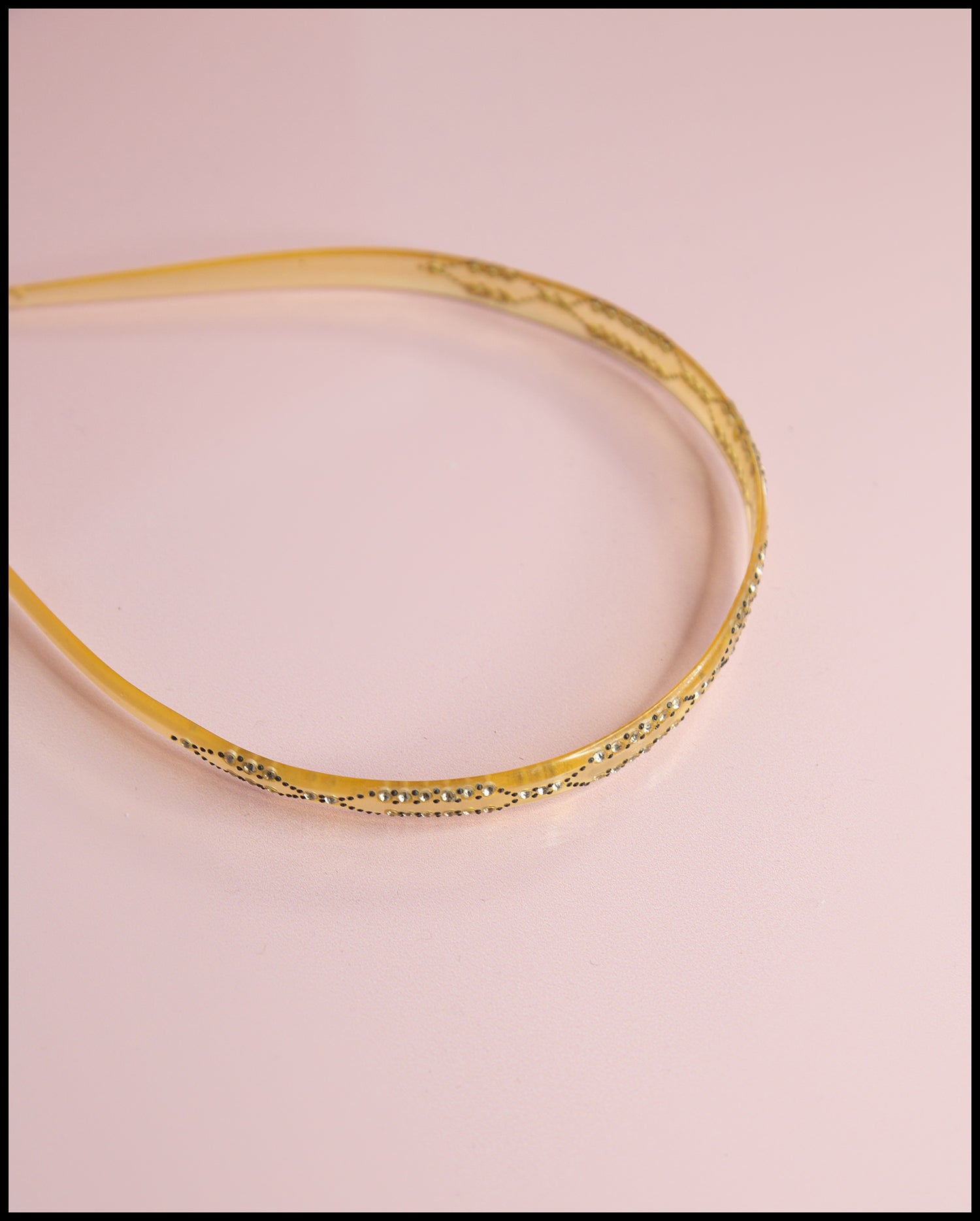 Vintage 1920s Celluloid Rhinestone Hair Band