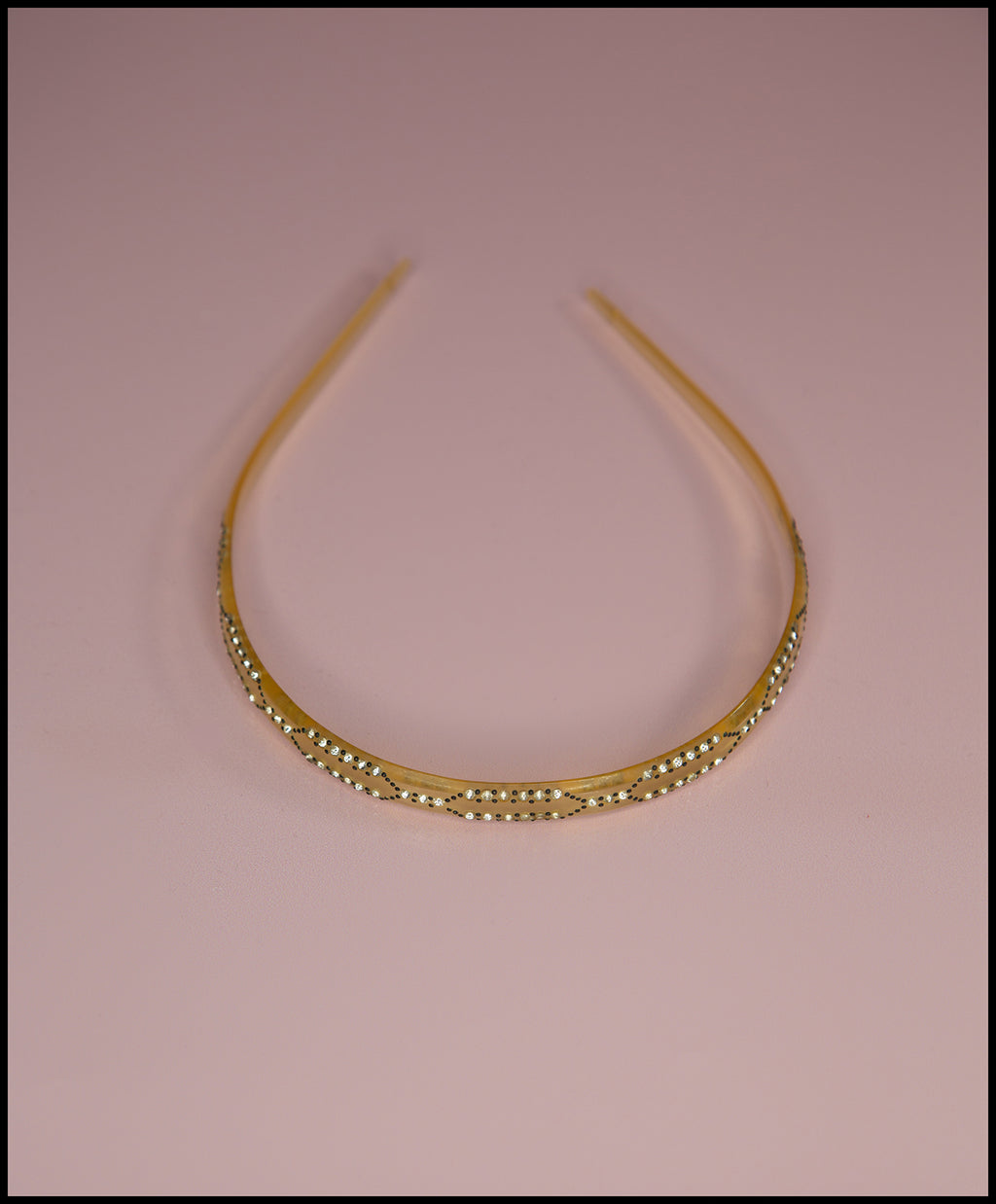 Vintage 1920s Celluloid Rhinestone Hair Band