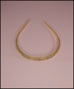 Vintage 1920s Celluloid Rhinestone Hair Band
