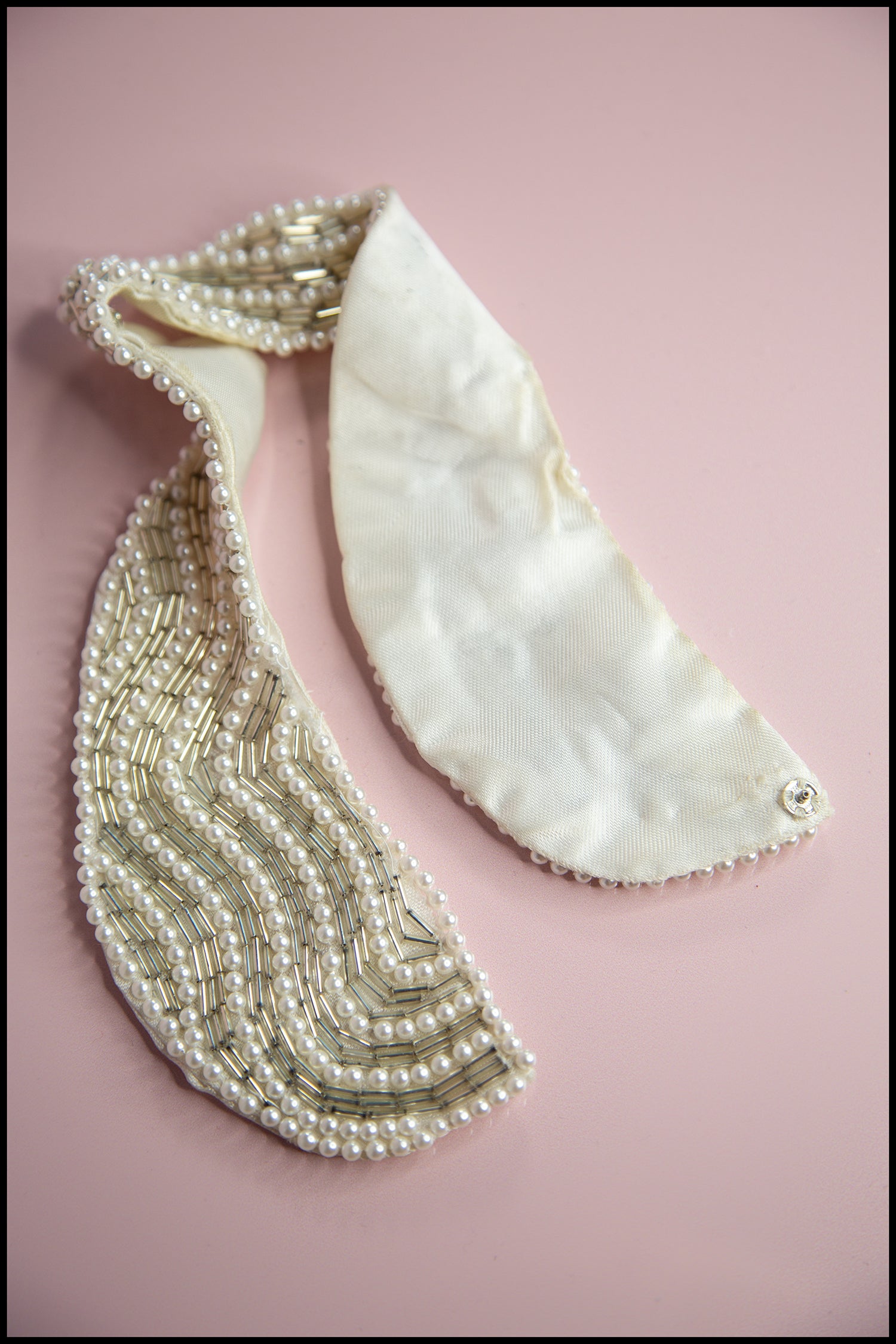 Vintage 1930s Pearl Beaded Collar