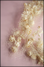 Vintage 1930s Cream Cotton Hair Comb