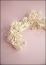 Vintage 1930s Cream Cotton Hair Comb