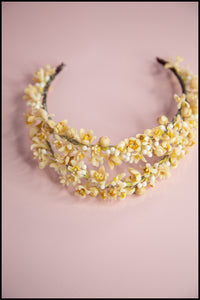 Vintage 1930s Wax Flower Crown