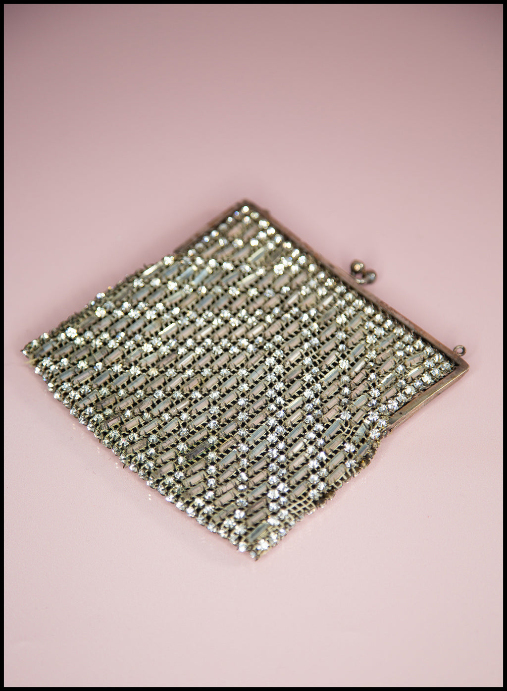 Vintage 1920s Rhinestone Crystal Purse