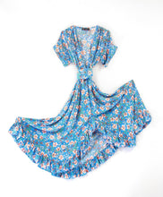 romantic blue floral summer dress alexandra king