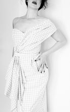 Gigi - Pink Gingham Cotton Midi Dress