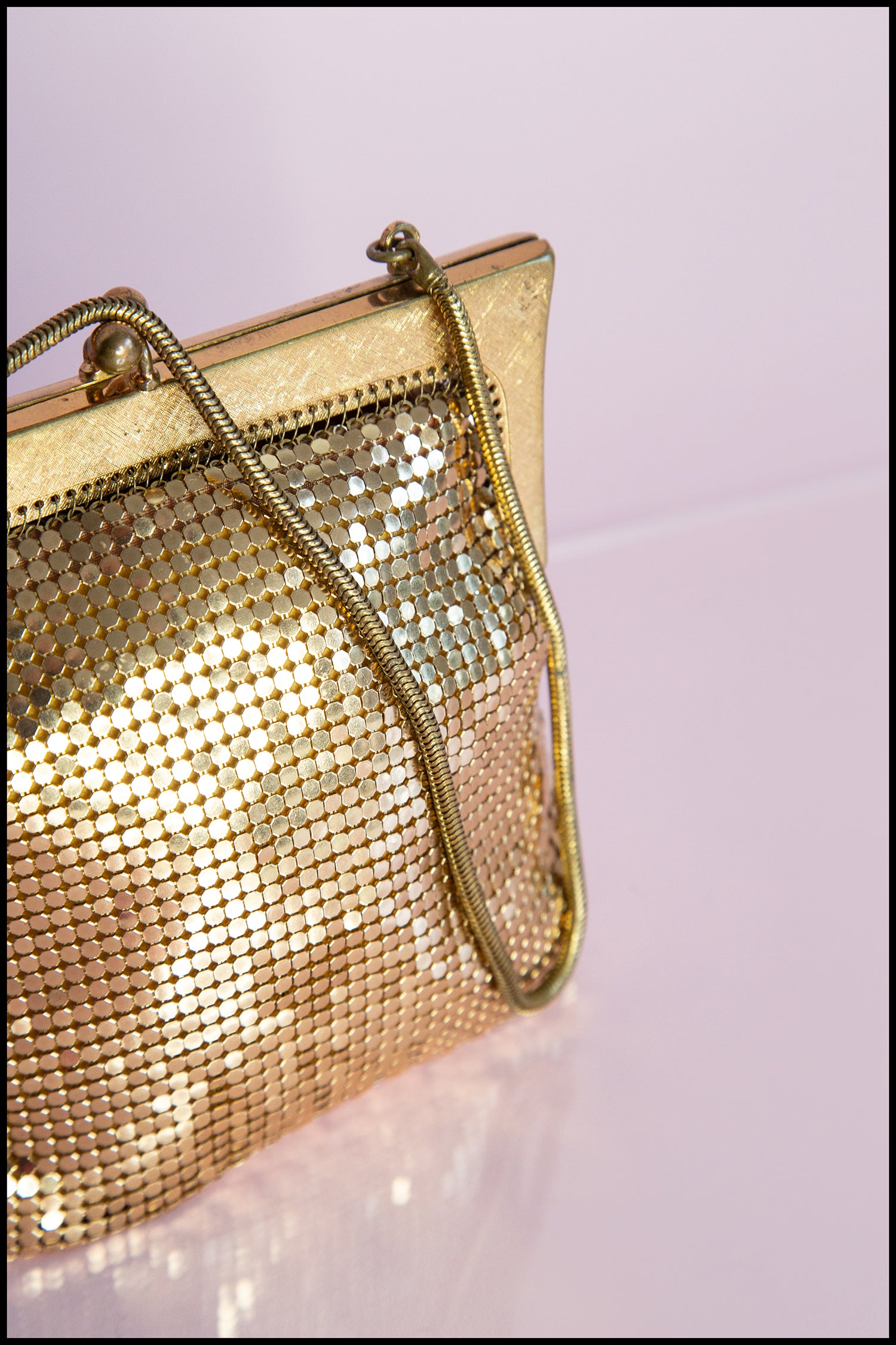 Vintage 1970s Gold Mesh Disco Bag – ALEXANDRAKING