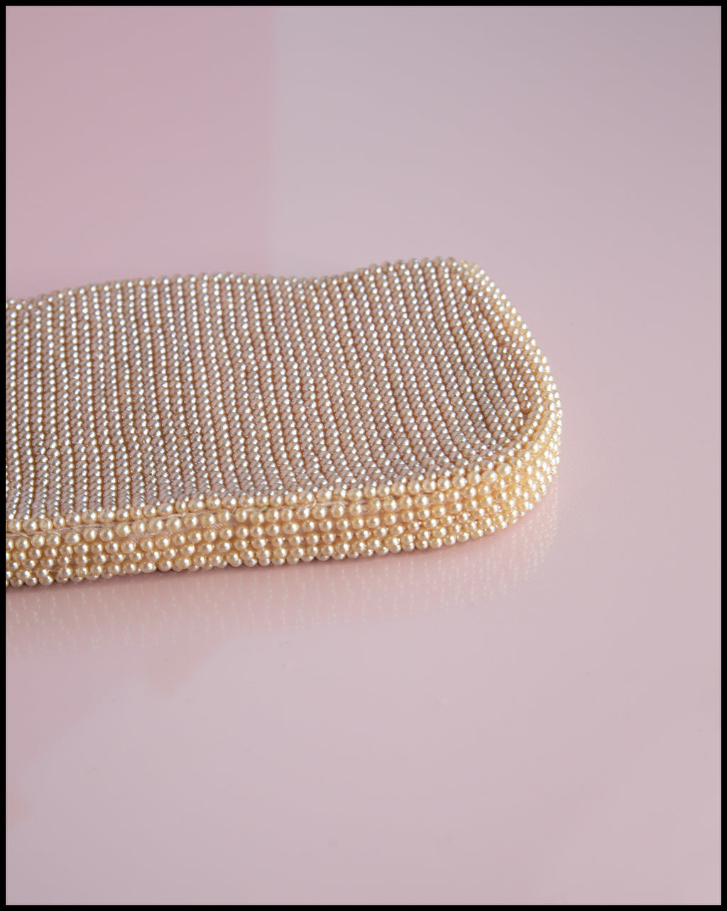 Vintage 1930s Art Deco Pearl Clutch Purse
