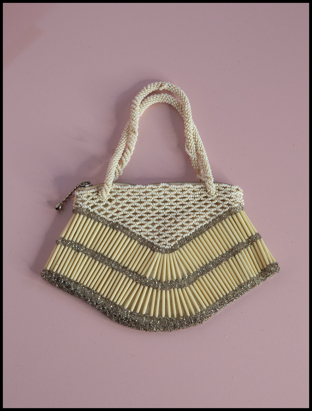 Vintage 1930s Art Deco Beaded Purse (as is)